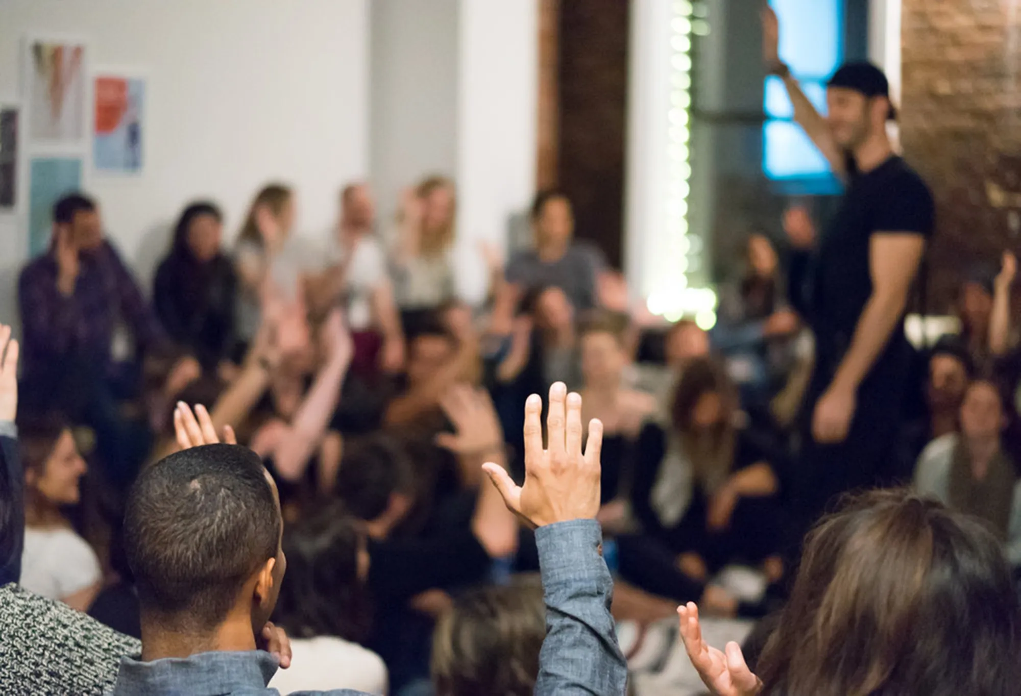 Picture showing interactive community talk